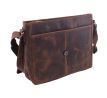 Pánske kožené crossbody tmavohnedý hunter 250911