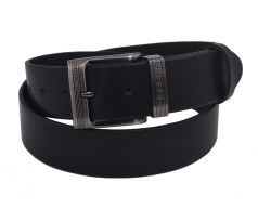 Pánsky kožený opasok 740-40-67 čierny hladký pracka Cobra