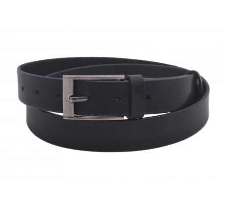 Pánsky kožený opasok 741-30-02 čierny