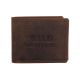 Pánska kožená peňaženka RFID MERCUCIO tmavohnedá 2911762