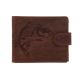 Pánska kožená peňaženka MERCUCIO svetlohnedá embos kapor vektor 2911906