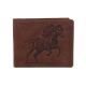 Peňaženka kožená peňaženka MERCUCIO svetlohnedá embos kôň 2911908