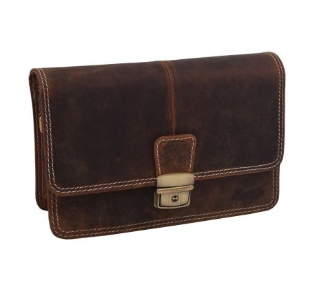 Kožená etue taška MERCUCIO tan 2911646