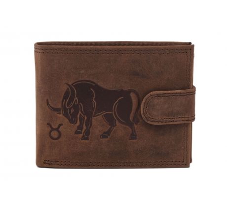 Pánska kožená peňaženka MERCUCIO svetlohnedá embos býk 2911927