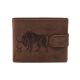 Pánska kožená peňaženka MERCUCIO svetlohnedá embos býk 2911927