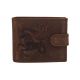 Pánska kožená peňaženka MERCUCIO svetlohnedá embos kozorožec 2911927