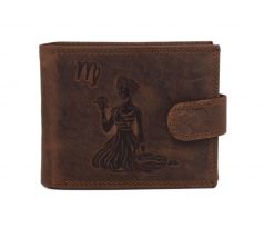 Pánska kožená peňaženka MERCUCIO svetlohnedá embos panna 2911927