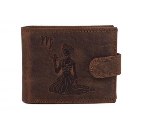 Pánska kožená peňaženka MERCUCIO svetlohnedá embos panna 2911927