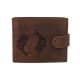 Pánska kožená peňaženka MERCUCIO svetlohnedá embos ryby 2911927