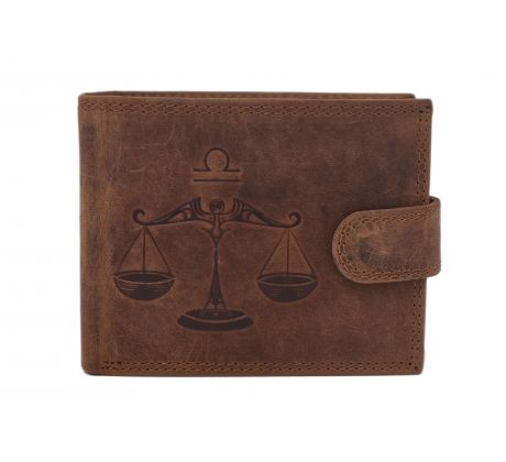 Pánska kožená peňaženka MERCUCIO svetlohnedá embos váhy 2911927