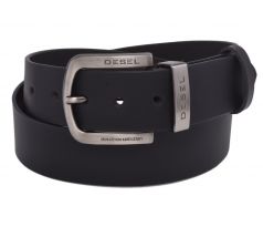 Pánsky kožený opasok 763-40-05 čierny hladký pracka Desel