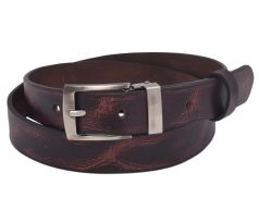 Pánsky kožený opasok 760-30-02 hnedý pracka Móric