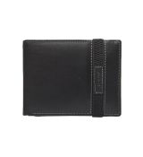 Pánska kožená peňaženka 61178 čierna