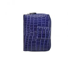 Dámska kožená peňaženka 9501/C modra